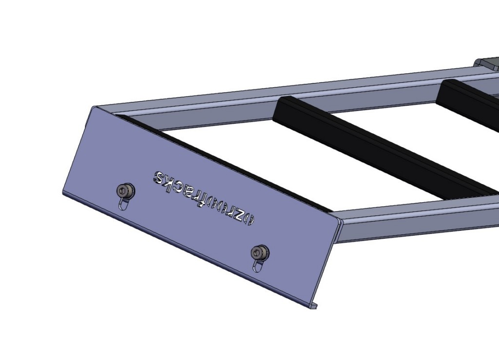 2x OZ147 Stainless Steel Gutter Ladder 147CM