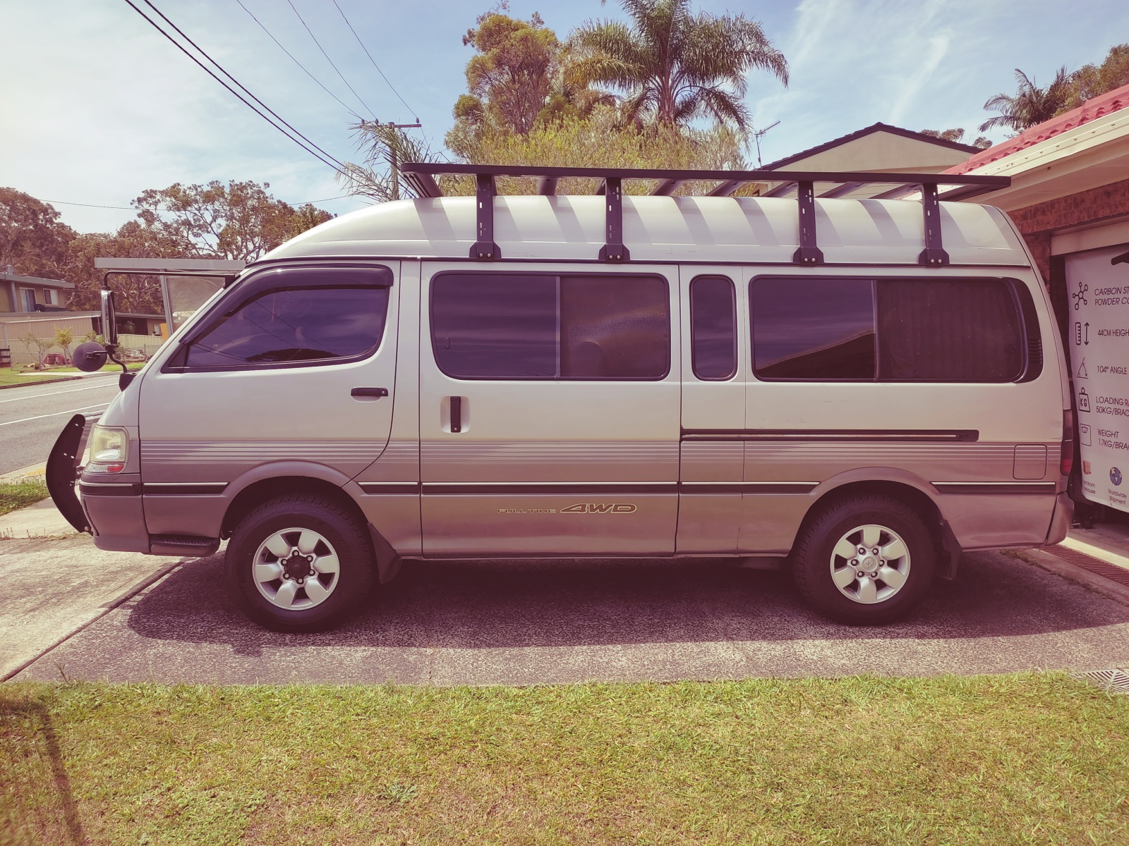 6x OZ310 Tradesman Roof Platform 1330x3100MM for Hiace 100 and Hiace 200 Series