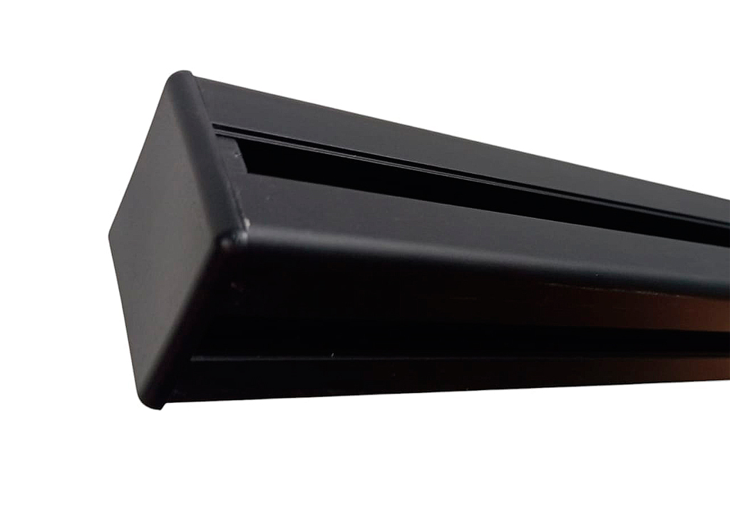 6x OZ4040 Black Anodized 6063-T5 Aluminium Extrusion T-Slot Profile