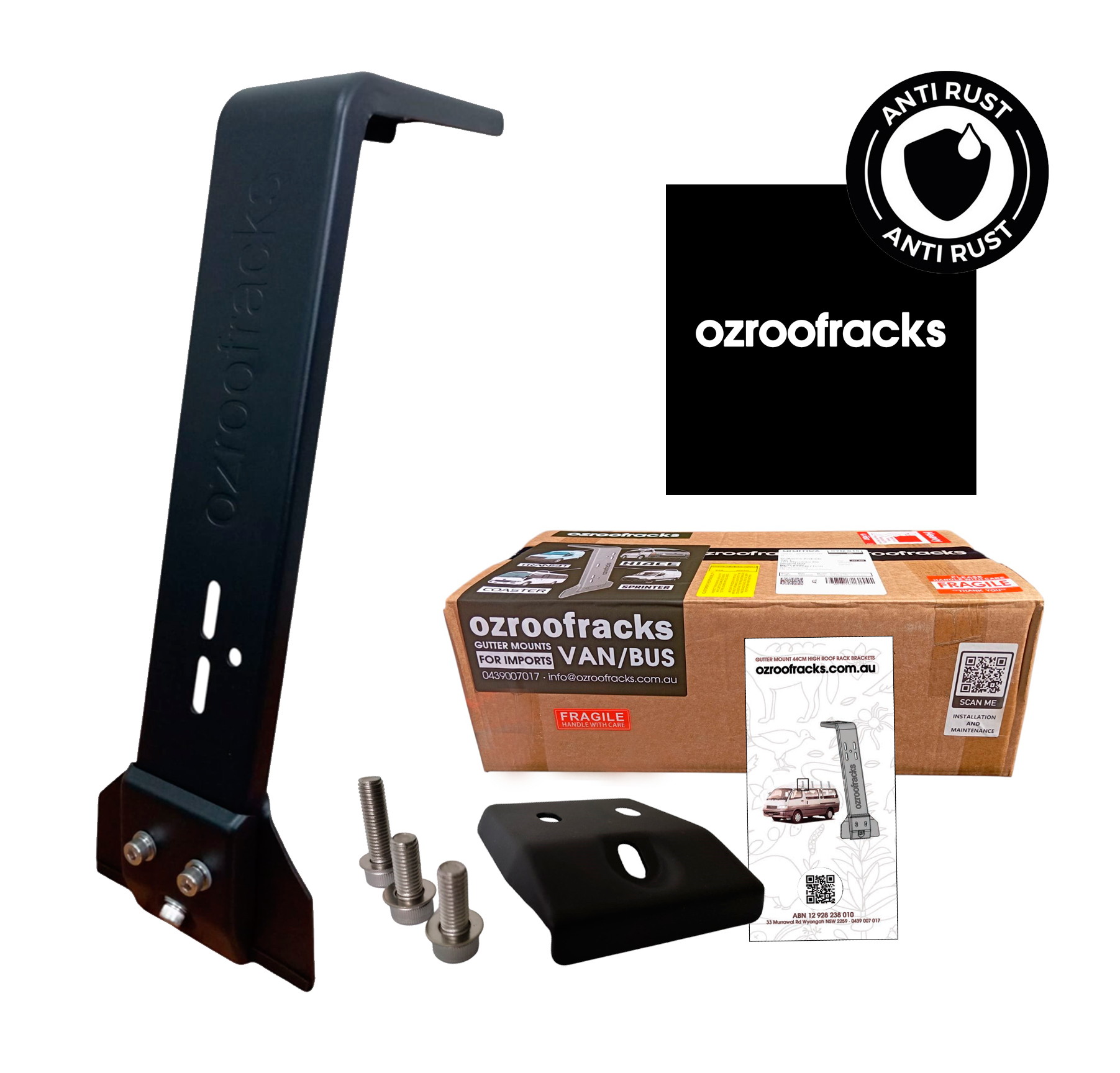 2x OZ44 Carbon Steel Brackets 44CM