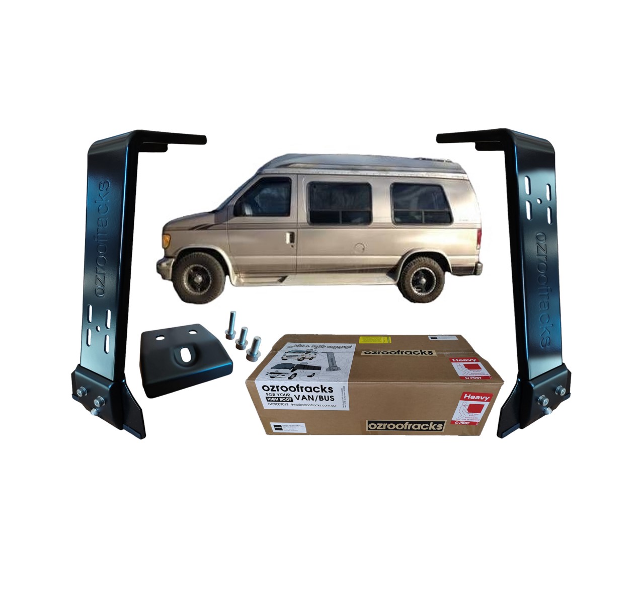 10x OZ44 Carbon Steel Brackets 44CM Ozroofracks 10x OZ44 Carbon Steel Brackets 44CM Ozroofracks